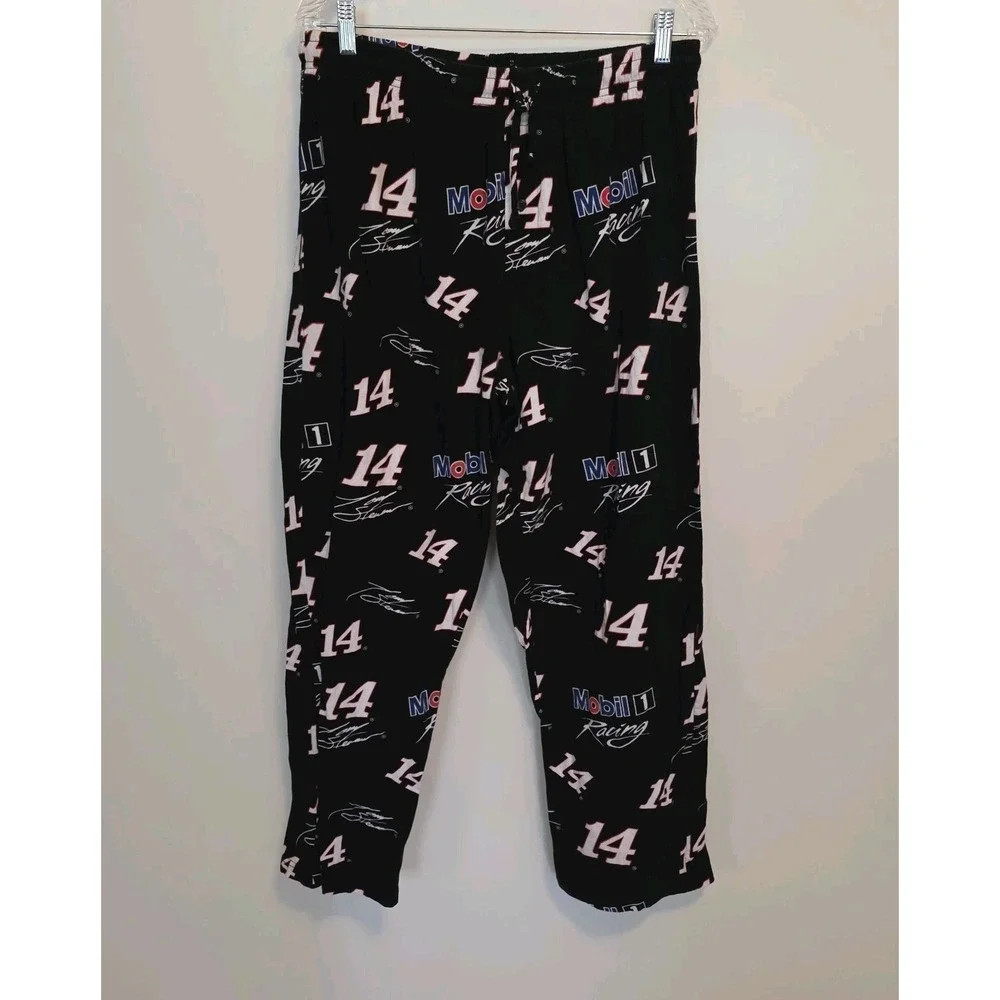 NASCAR Tony Stewart #14 Lounge Pants Pajama Pants Mobil Racing Mens Large